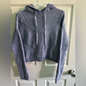 Blue Chenille Sweater